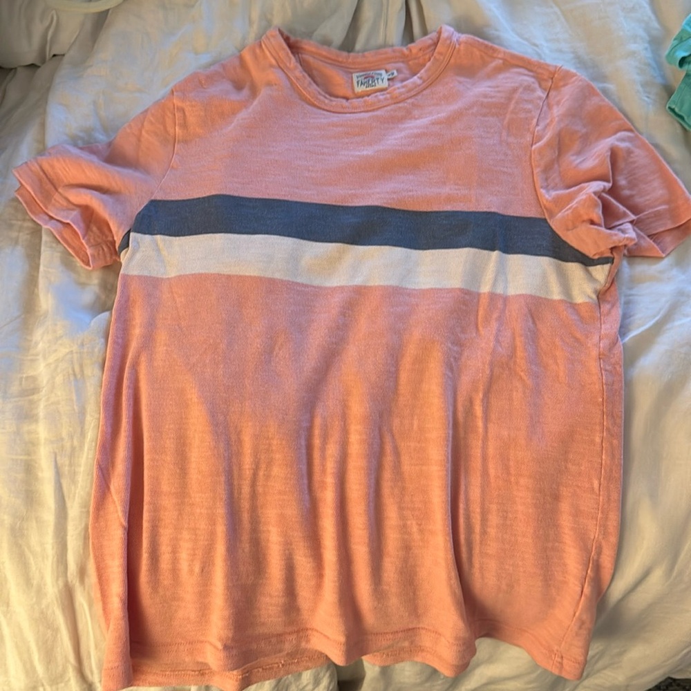 Pink/Tan Faherty Tee shirt